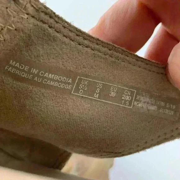 Clarks collection sandals size 8 39 tan suede - Picture 11 of 12